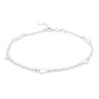Puffed Heart Anklet