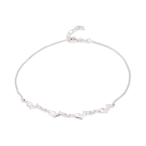 Designer Playful Dolphin Anklet