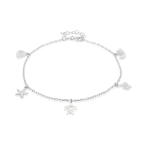 Multi-Charm Sea Theme Anklet