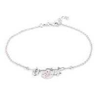 Sea Theme Silver Anklet