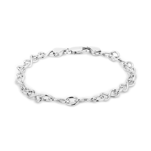 Hand Made Infinity Link Chain Bracelet