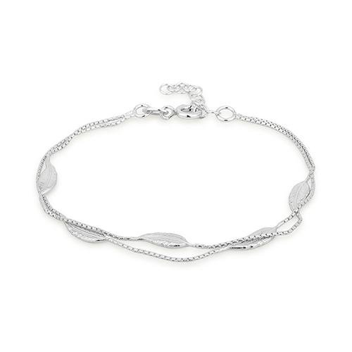 Double Layered Feather Bracelet