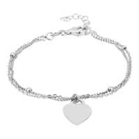 Light Weight Double Layered Chain Bracelet