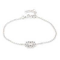 Lotus Charm Bracelet