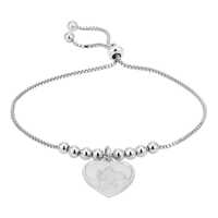 Inscripted Saint Christopher Silver Bracelets