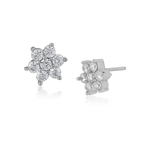 Desginer Flower Stud Earrings