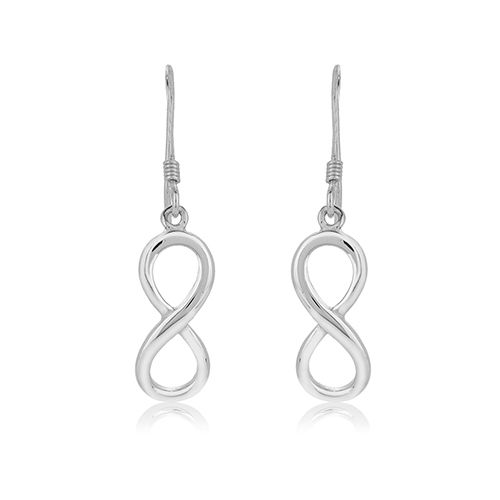 Infinity Silver Earrings