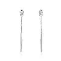Multi Bar Front And Back Dangling Earrings