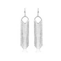 Chandelier Chain Tassel Earrings
