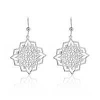 Light Weight Filigree Design Earrings