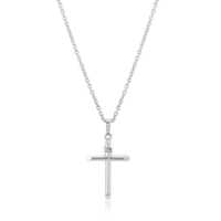 Hollow Cross Pendant Necklace