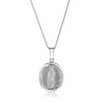 Guadalupe Medal Pendant Necklace