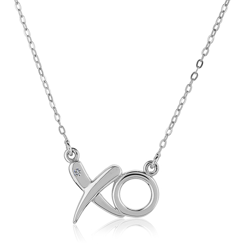 Diamond Accent Sterling Silver Pendant Necklace
