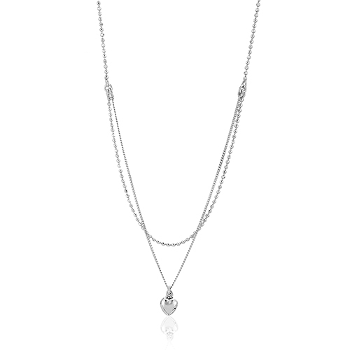 Tiny Heart Charm Multi-Layer Choker Necklace