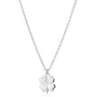Four Leaf Clover Silver Necklace