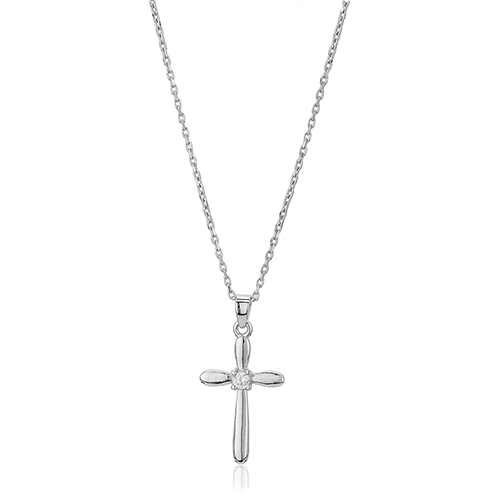 Fancy Cross Pendant Necklaces
