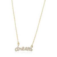 18K Gold Plated Dream Pendant Necklace