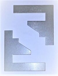 F Type Transformer's Stamping Lamination - CRNGO Material, Size 12F to 8F | Surface Treatment: With/Without Polish