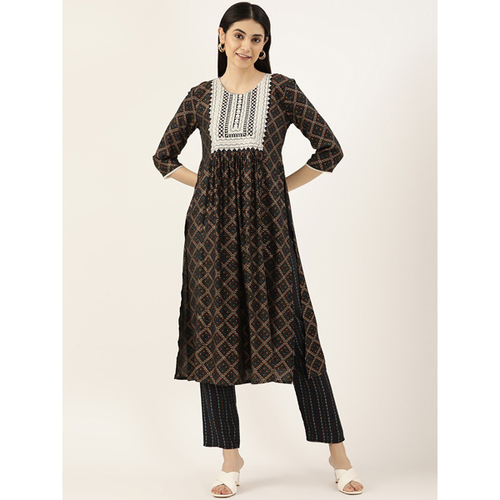 Printed Kurti Pant Set