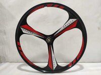 BICYCLE MAGNESIUM RIM 24 INCH 3 SPOKES