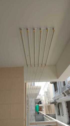 Ceiling mounted pulley type cloth drying hangers in Padalikad Palakad