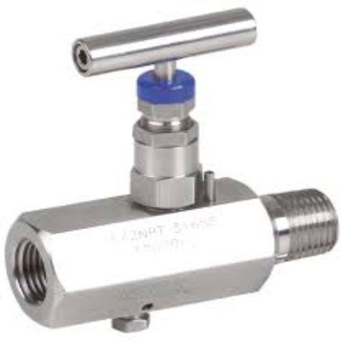 Needle Valve - Stainless Steel, As Per Requirement Size, Galvanized Surface Finish | Precision Flow Control for Laboratories, Chemical Processing, Oil and Gas Applications