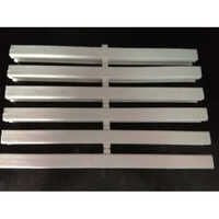 Swimming Pool Grating - High-density Polyethylene, Various Sizes Available, Uv Resistant, Elegant White Finish