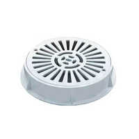 White Swimming Pool Drain Grills