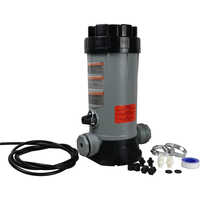Grey Inline Swimming Pool Chemical Dispensers