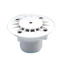 Swimming Pool Floor Inlet - Pvc Material, Round Shape, White Color | Different Sizes Available, Warranty Included