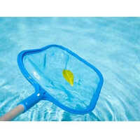 Swimming Pool Leaf Net - Pvc Material, Different Available Sizes , Blue Color With Warranty For Reliable Pool Maintenance