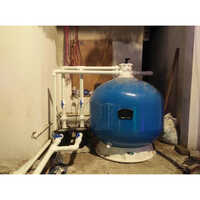 Blue Swimming Pool Filter And Pump System