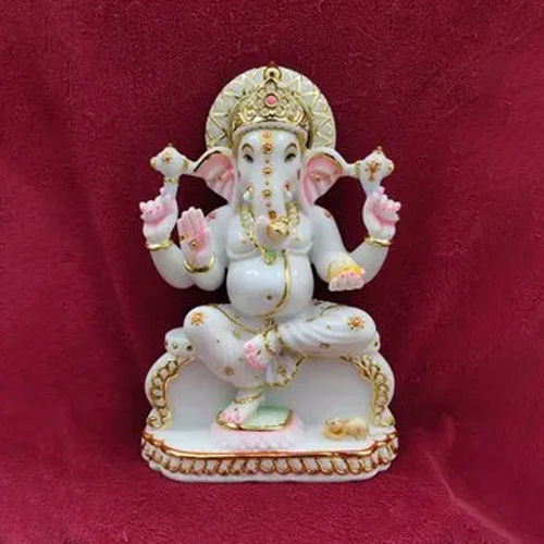 18 inch Marble Ganesh Statue