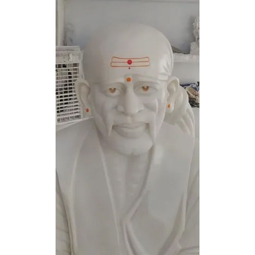 White 4 Feet Marble Sai Baba Statue