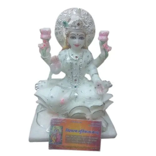 12 inch Decorative Marble Laxmi Statue