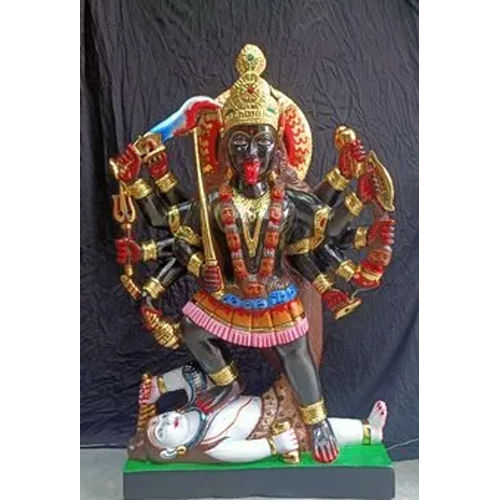 Indian 15 Inch Black Marble Kali Mata Statue