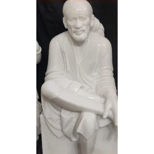 30 inch Marble Sai Baba Statue