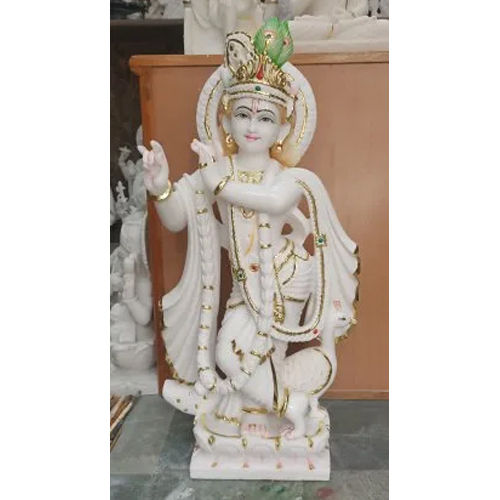 25inch Marble Krishna Statue