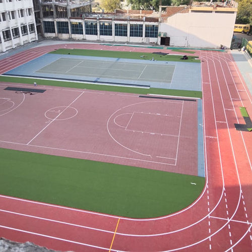 Synthetic Athletic Track Court