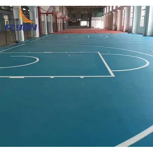 Blue Indoor Basketball Court Mat Flooring