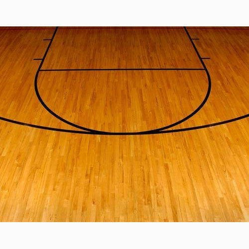 Maple Wooden Basketball Court