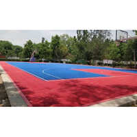 Pp Sports Modular Tiles Court - Pp Material, Different Sizes, Red And Blue Colors, 15 To 20mm Thickness | Environmentally-friendly, Customizable Shape