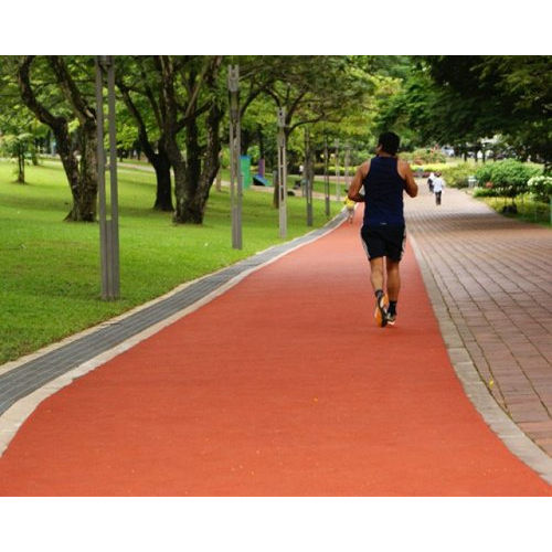 Orange Epdm Rubber Running Track Court