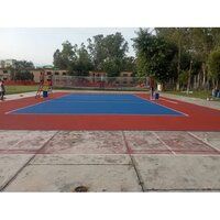 Synthetic Acrylic Volleyball Court