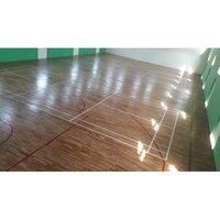 Teak Wooden Basketball Court