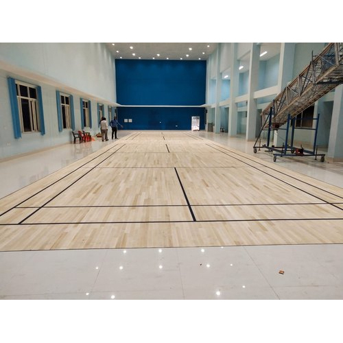Maple Wooden Badminton Court