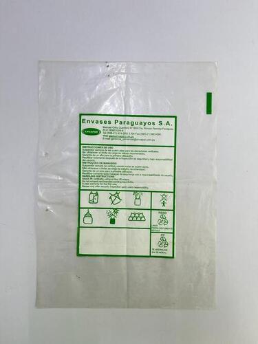 Tissue paper plastic packaging bag