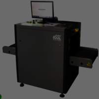 eSSL X-Ray Baggage Scanner - Mild Steel & Stainless Steel, 50Hz Frequency, Grey Color | 1-Year Warranty, Suitable for Security Inspection in Various Locations