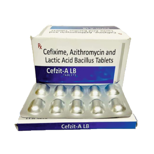 Cefixime Azithromycin And lactic Acid Bacillus Tablets