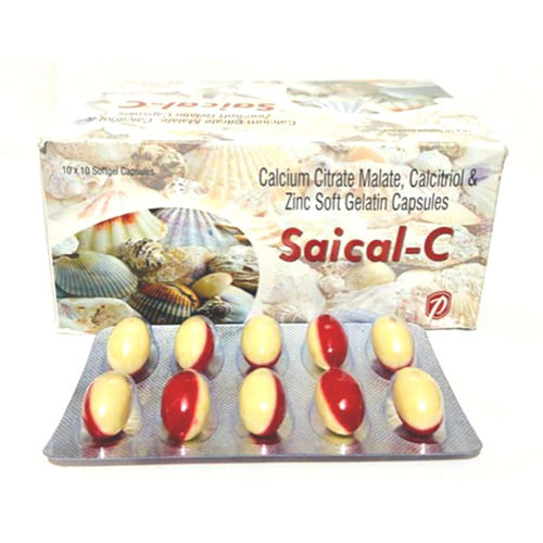 Calcium Citrate Malate Calcitriol Aand Zinc Soft Gelatin Capsules